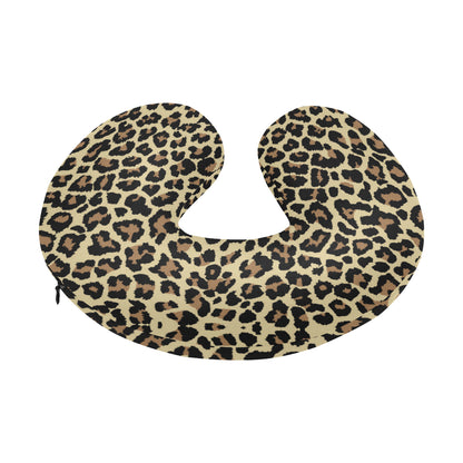 Cheetah Pattern Print Design 02 U-Shaped Travel Neck Pillow