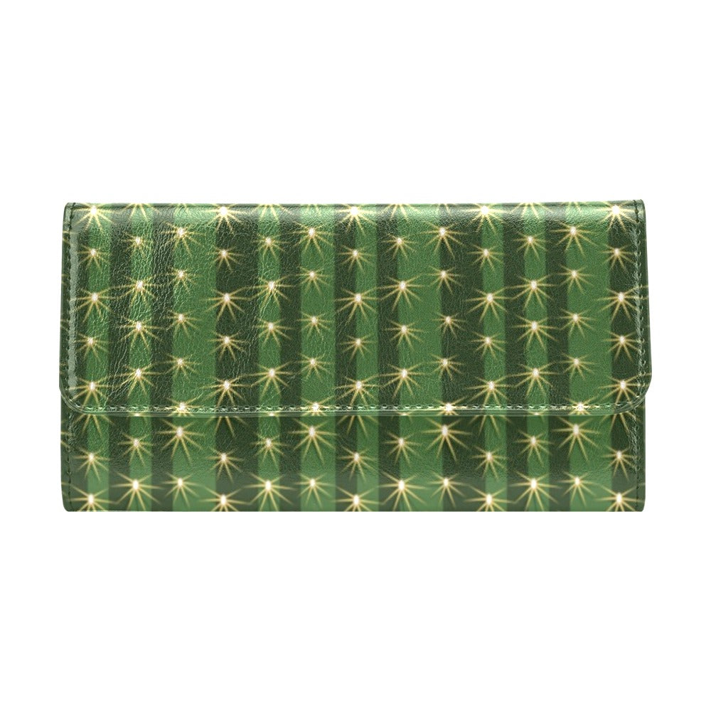 Cactus Skin Print Pattern Women's Trifold Wallet