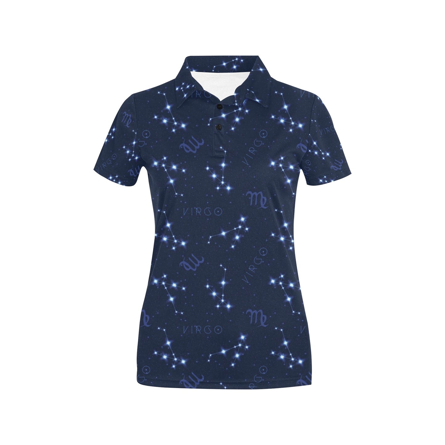 Virgo Print Design LKS303 Women's Polo Shirt