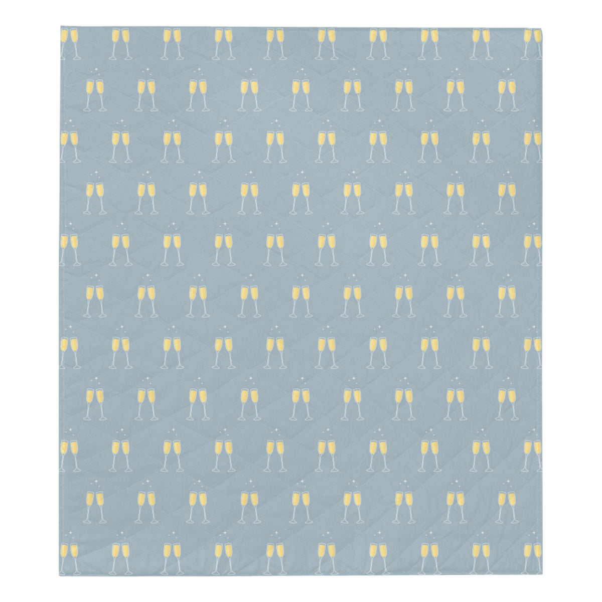Champagne Pattern Print Design 03 Premium Quilt