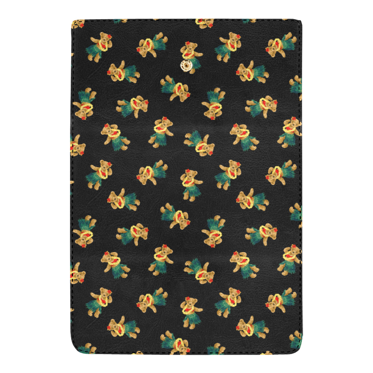 Hula Bear Pattern Print Design 06 Women's Trifold Wallet