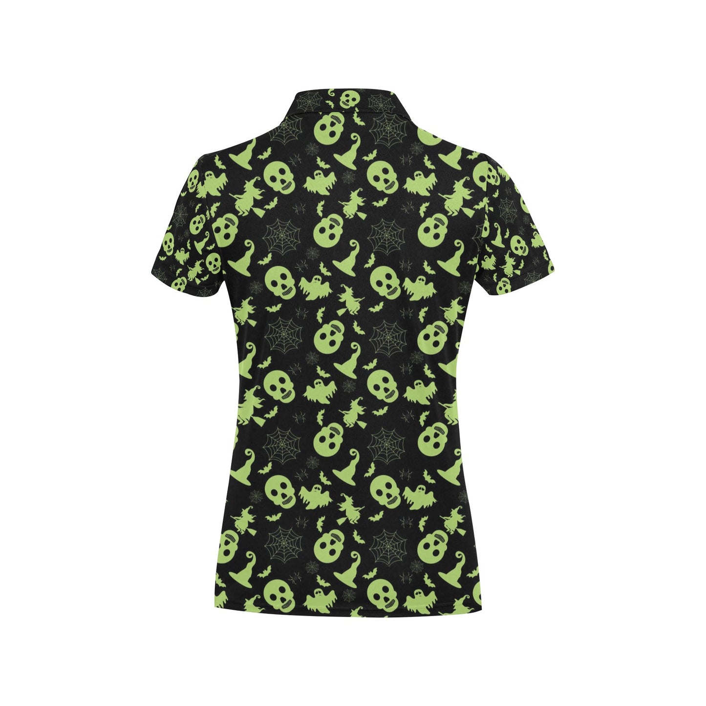 Witch Halloween Print Design LKS306 Women's Polo Shirt