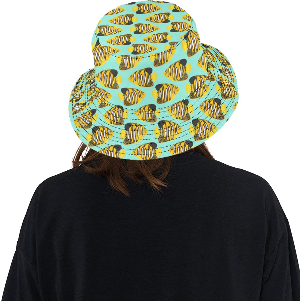 Angelfish Print Design LKS402 Unisex Bucket Hat