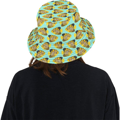 Angelfish Print Design LKS402 Unisex Bucket Hat