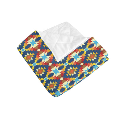 Aztec Pattern Print Design 01 Premium Quilt