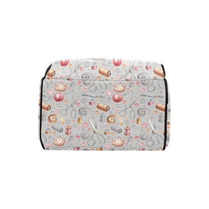 Sewing Equipment Print Design LKS302 Diaper Bag Backpack