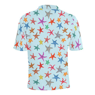 Starfish Print Design LKS402 Men Polo Shirt