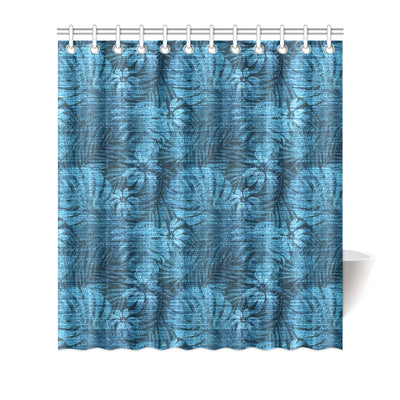 Jean Tropical Pattern Print Design 04 Shower Curtain