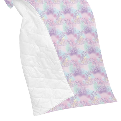 Aquarius Zodiac Pattern Print Design 01 Premium Quilt