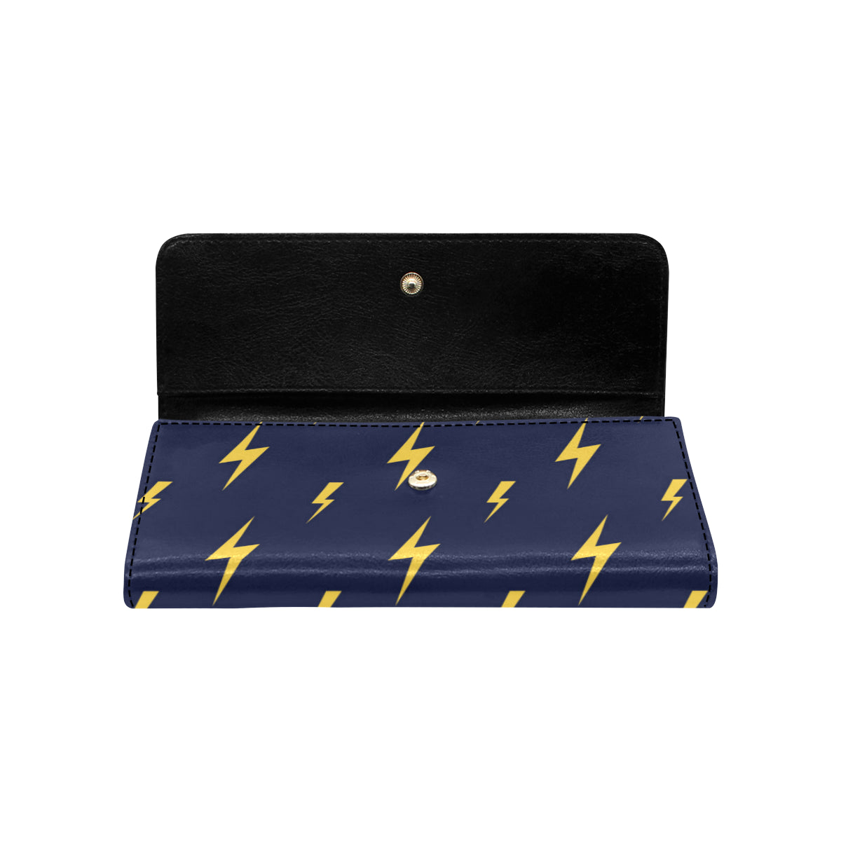 Lightning Thunder Pattern Print Design 03 Women's Trifold Wallet