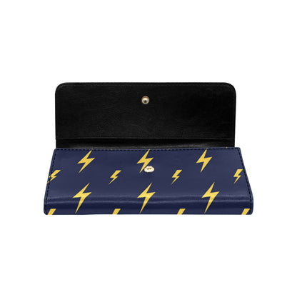 Lightning Thunder Pattern Print Design 03 Women's Trifold Wallet