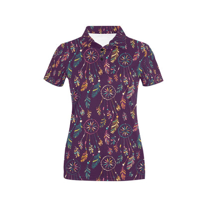 Dream Catcher Boho Design Women's Polo Shirt