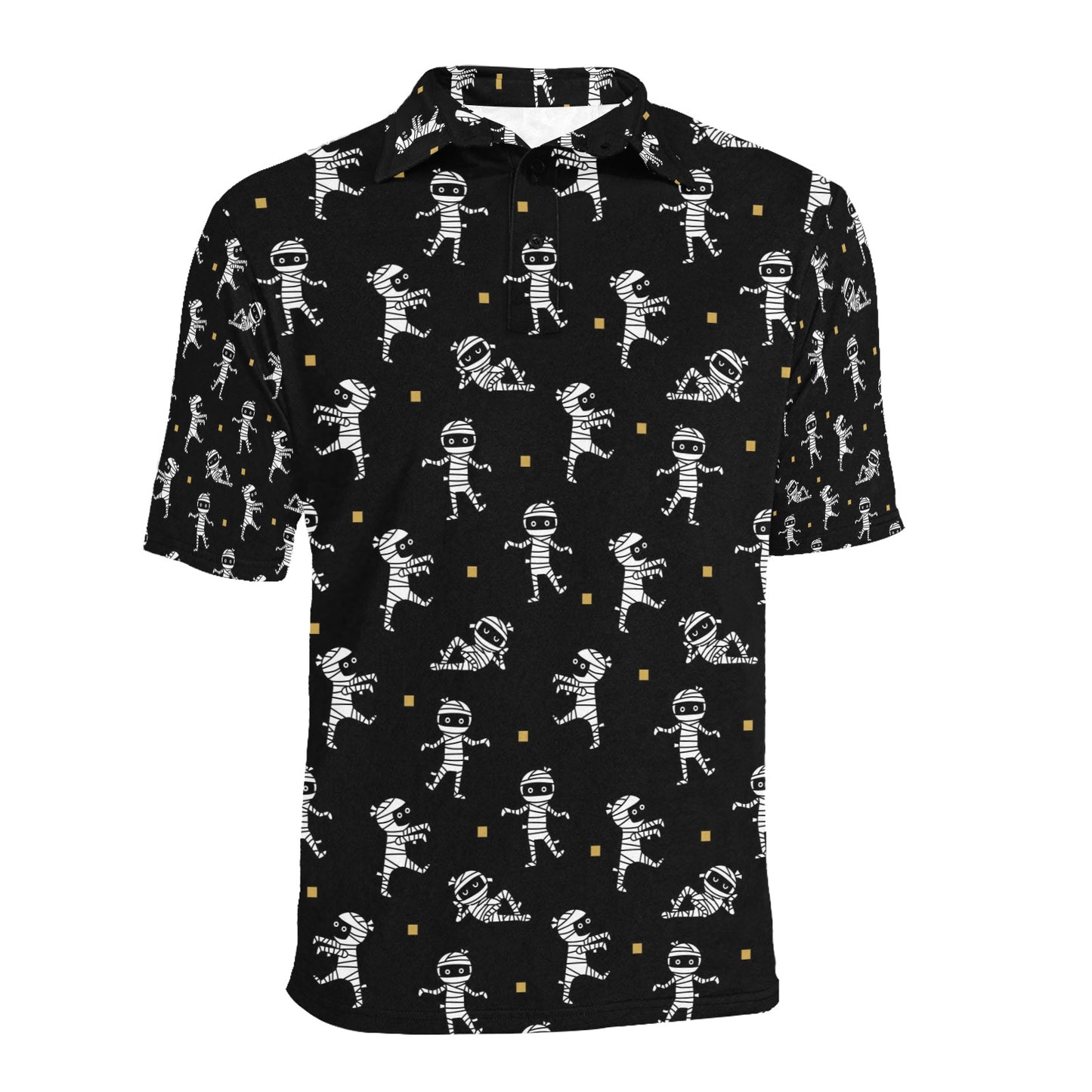Mummy Cute Print Design LKS301 Men Polo Shirt