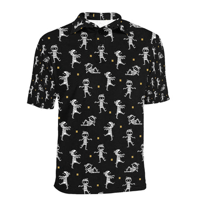 Mummy Cute Print Design LKS301 Men Polo Shirt