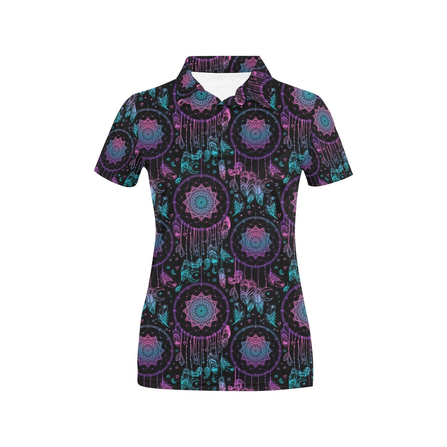 Dream catcher boho mandala Women's Polo Shirt