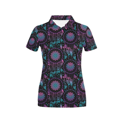 Dream catcher boho mandala Women's Polo Shirt