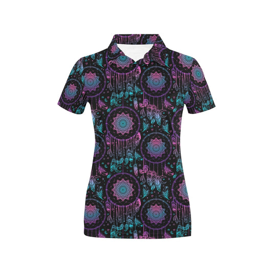 Dream catcher boho mandala Women's Polo Shirt