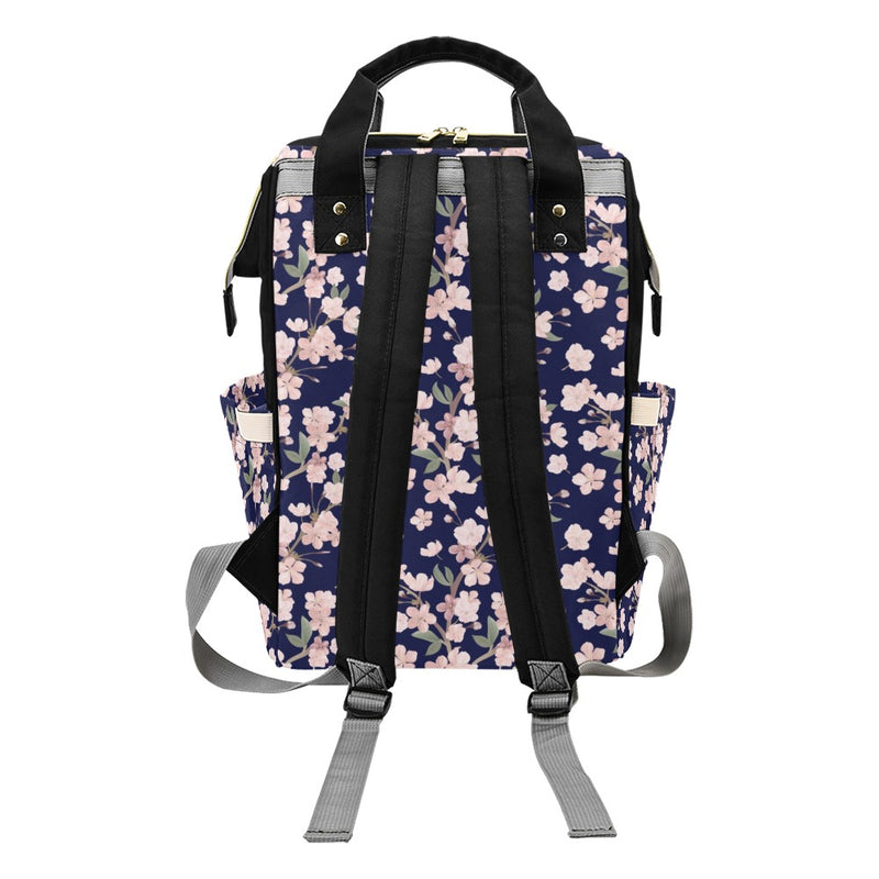 Sakura Print Design LKS301 Diaper Bag Backpack