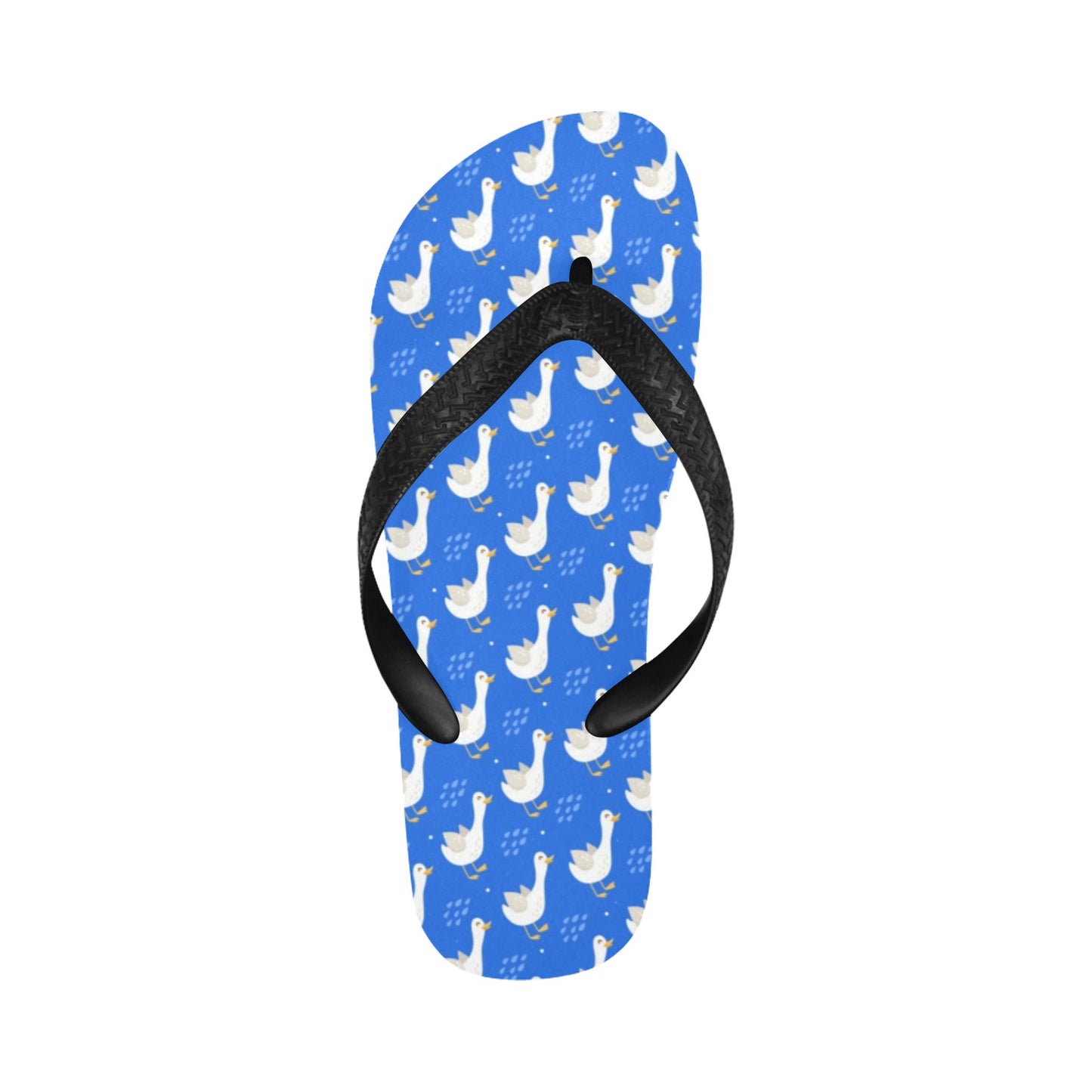 Goose Print Design LKS402 Flip Flops