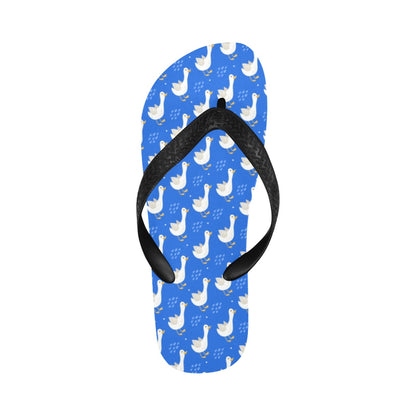 Goose Print Design LKS402 Flip Flops