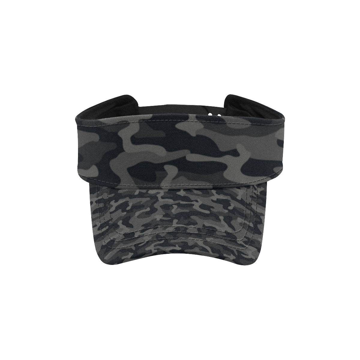 Camo Black Pattern Print Design 02 Unisex Sun Visor