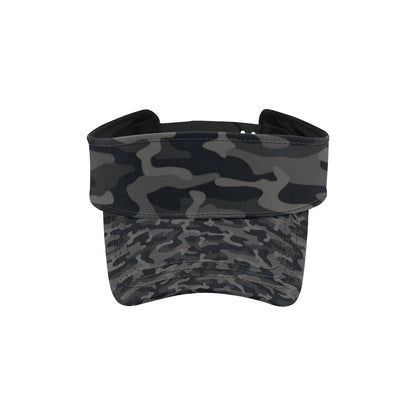 Camo Black Pattern Print Design 02 Unisex Sun Visor