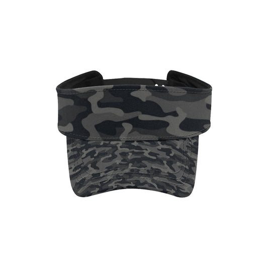 Camo Black Pattern Print Design 02 Unisex Sun Visor