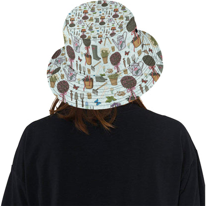 Gardening Pattern Print Design G01 Unisex Bucket Hat