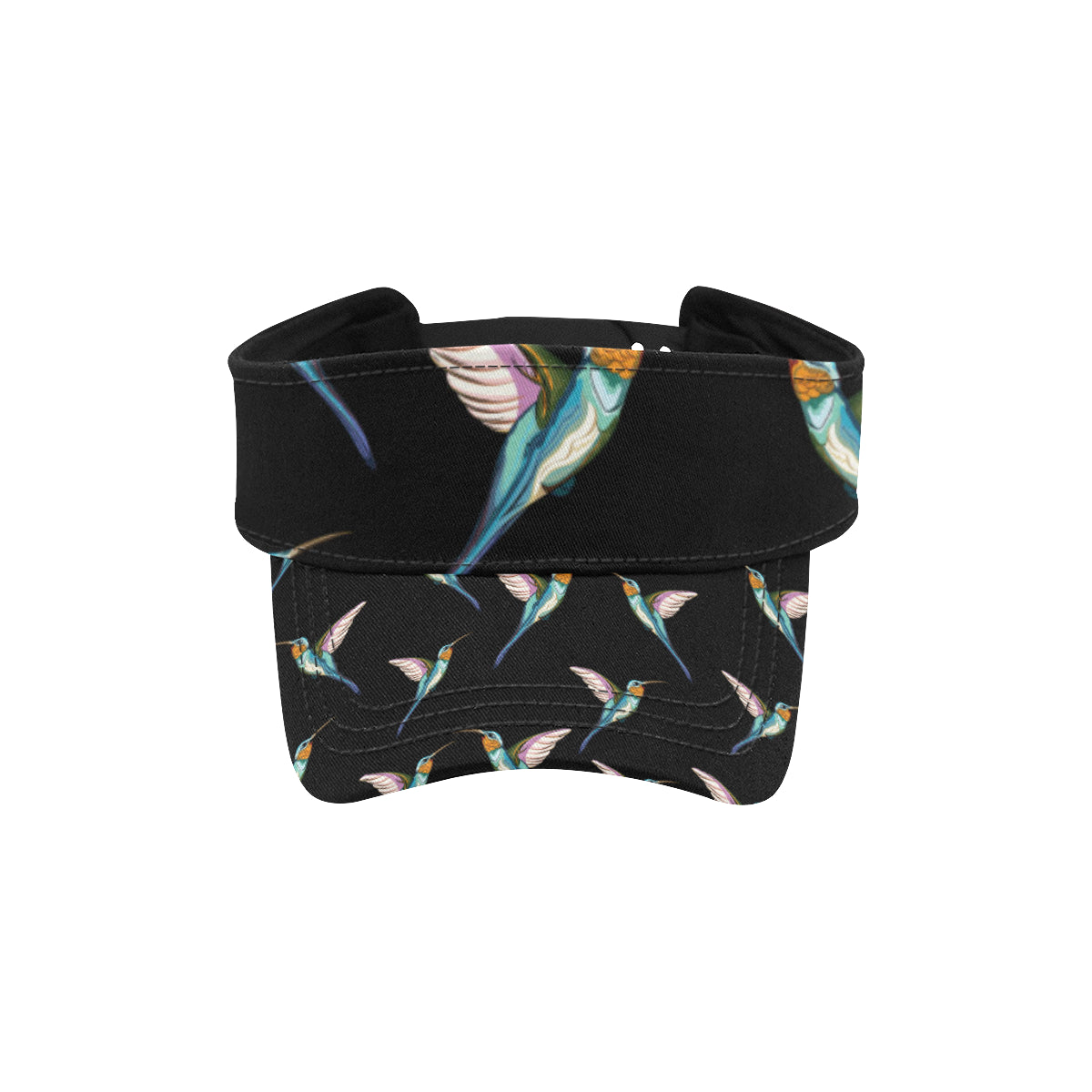 Hummingbird Pattern Print Design 06 Unisex Sun Visor