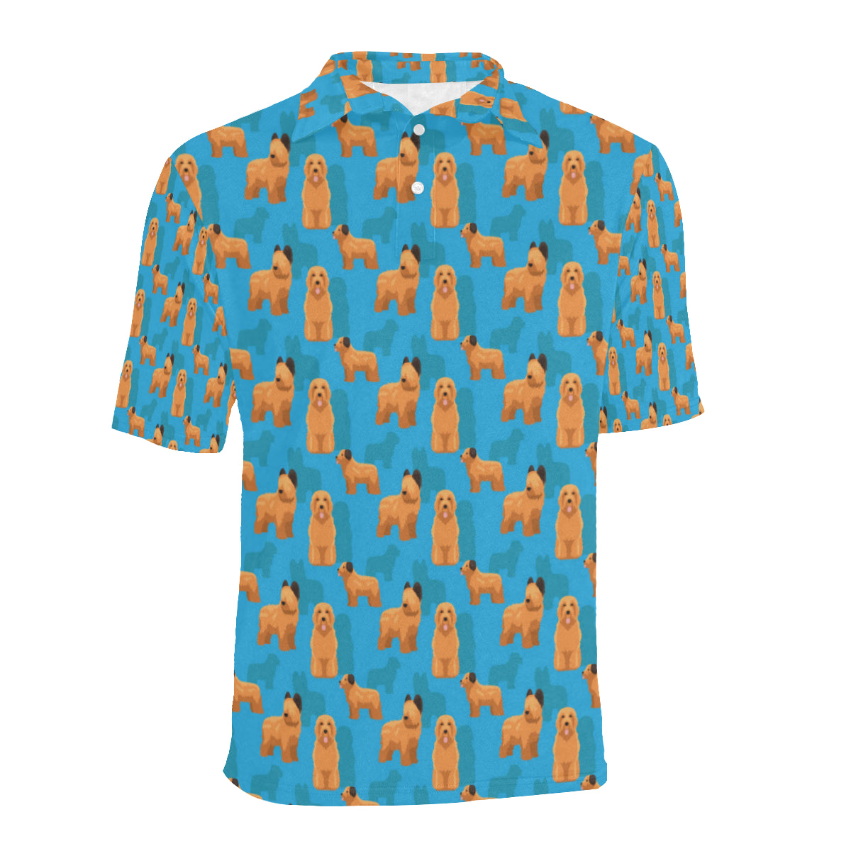Briards Pattern Print Design 01 Men Polo Shirt