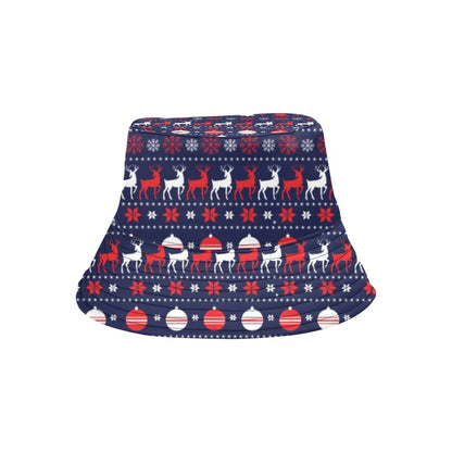 Reindeer Print Design LKS404 Unisex Bucket Hat
