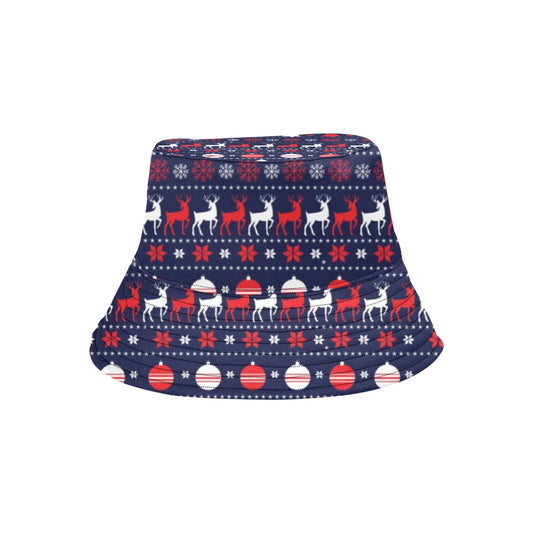 Reindeer Print Design LKS404 Unisex Bucket Hat