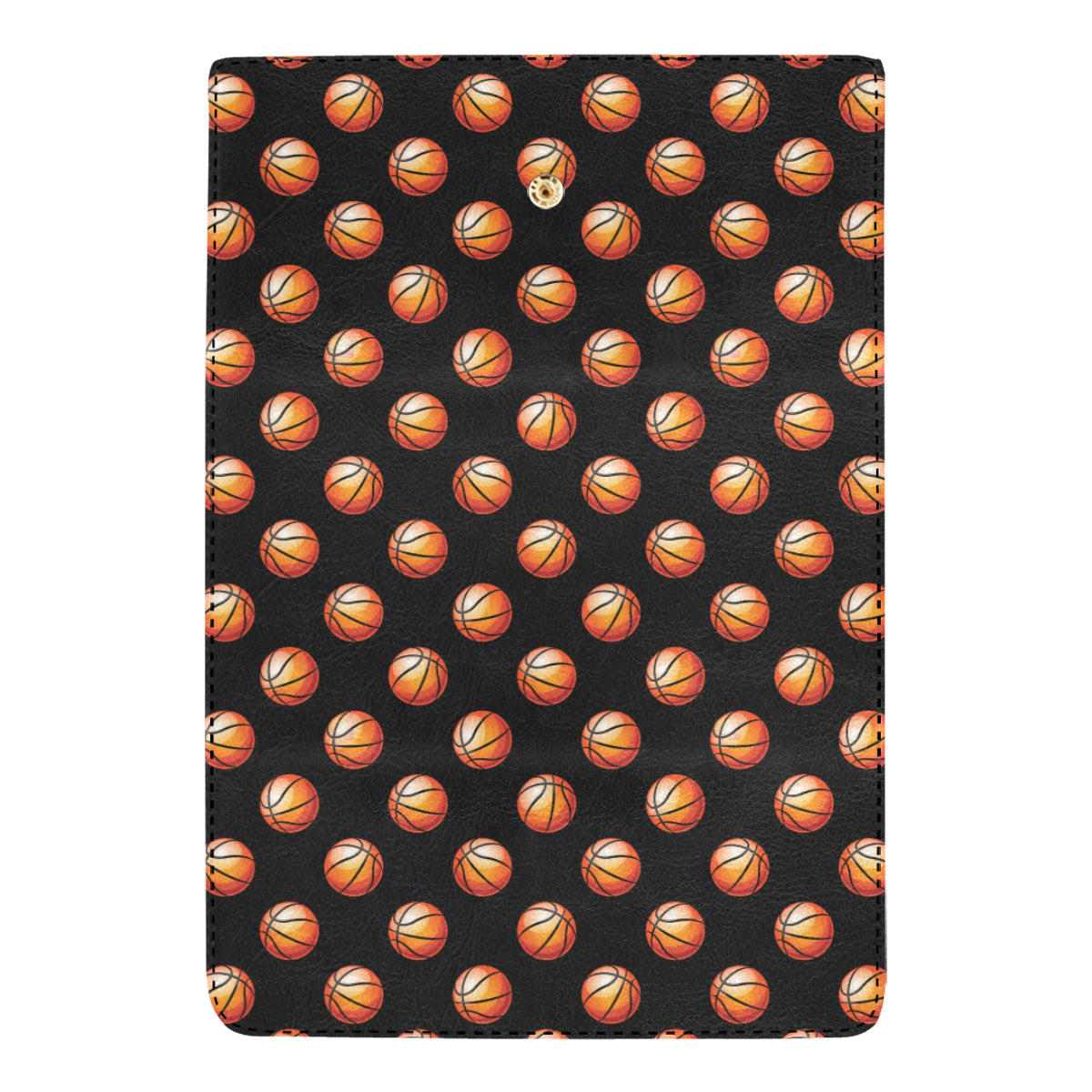 Basketball Pattern Print Design 01 Women's Trifold Wallet