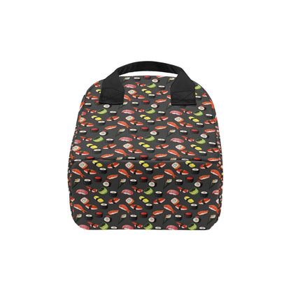Sushi Design Print Insulated Lunch Bag