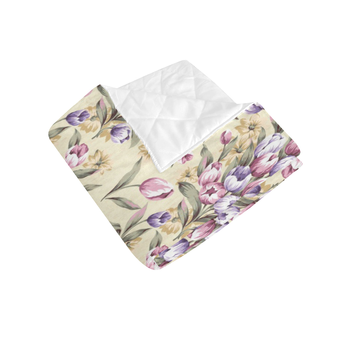 Tulip Pattern Print Design TP04 Premium Quilt