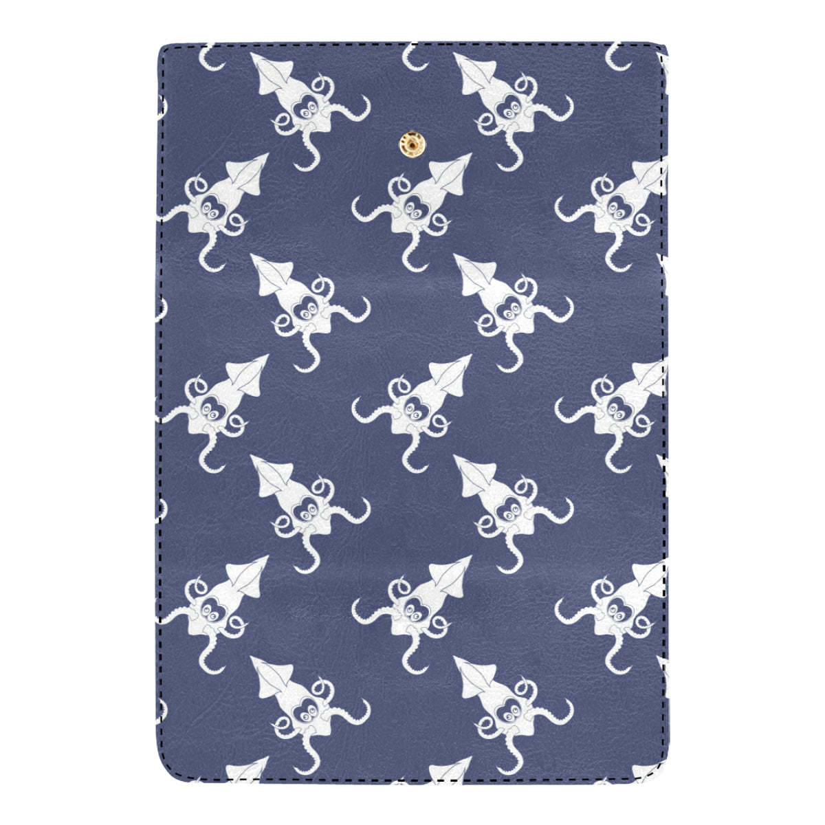 Giant Squid Pattern Print Design 02 Women's Trifold Wallet