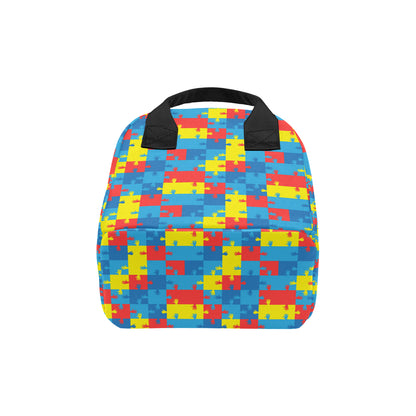 Autism Awareness Design Themed Print Insulated Lunch Bag