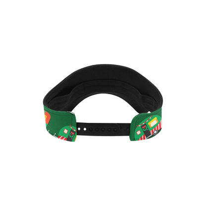 Camper Camping Christmas Themed Print Unisex Sun Visor
