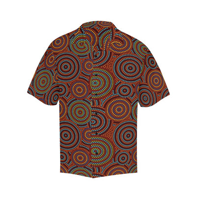 Aboriginal Print Design LKS403 Men's Men's Hawaiian Shirt