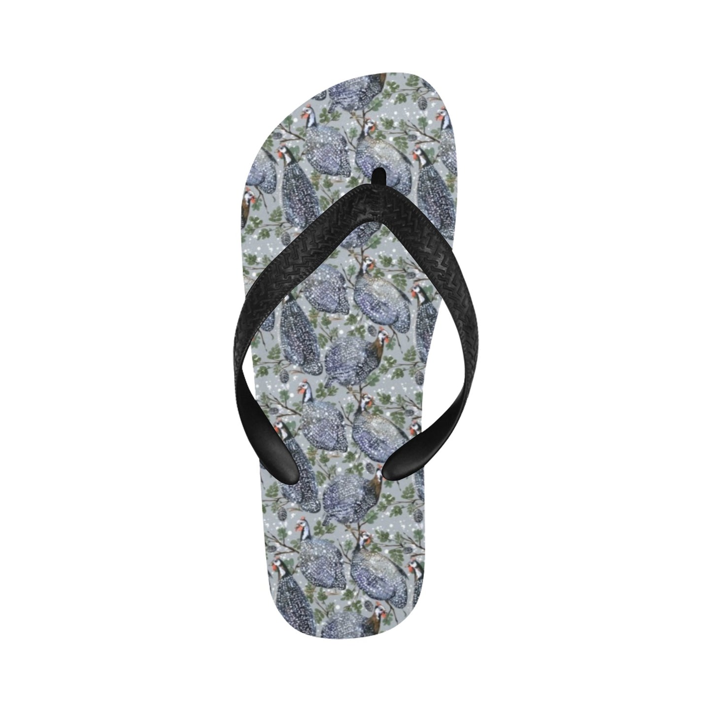 Guinea Fowl Print Design LKS402 Flip Flops