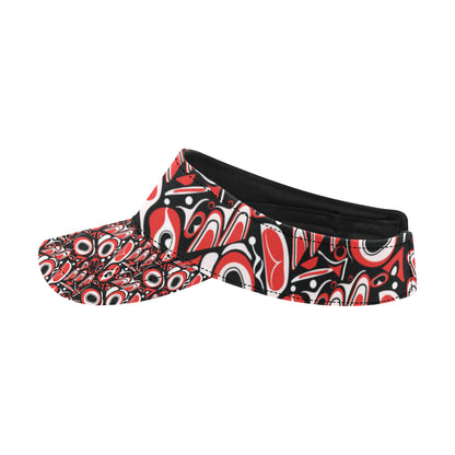 Totem Pole Texture Design Unisex Sun Visor