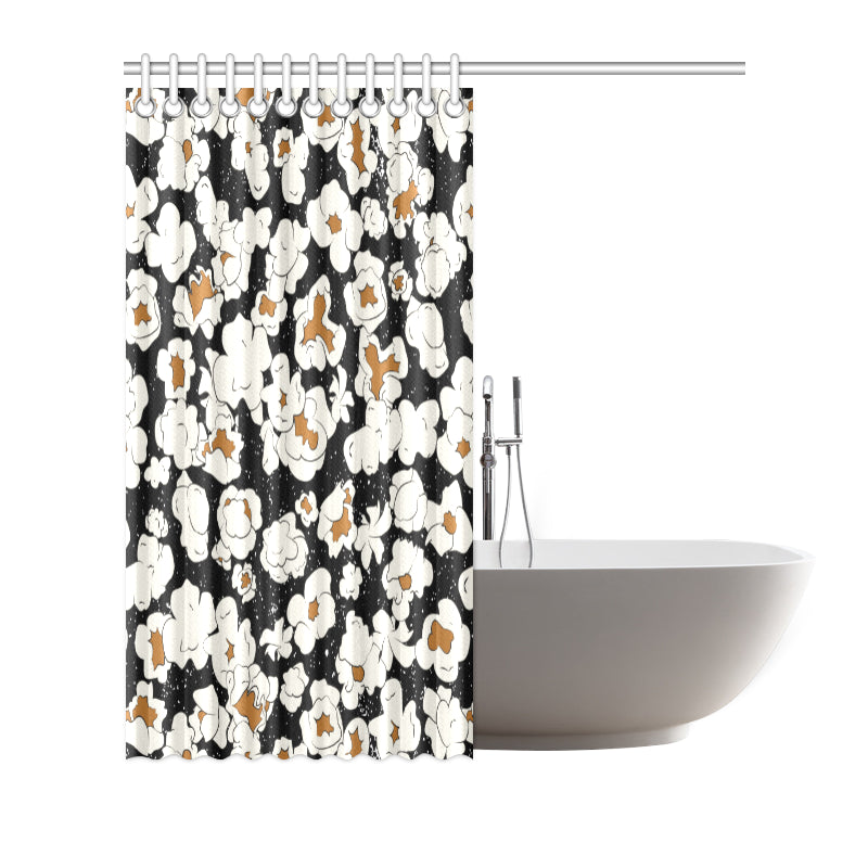 Popcorn Pattern Print Design A02 Shower Curtain