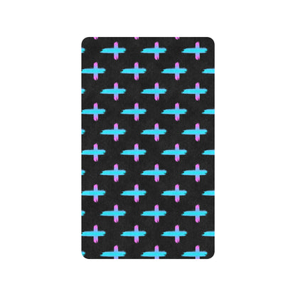 Christian Cross neon Pattern Rubber Doormat