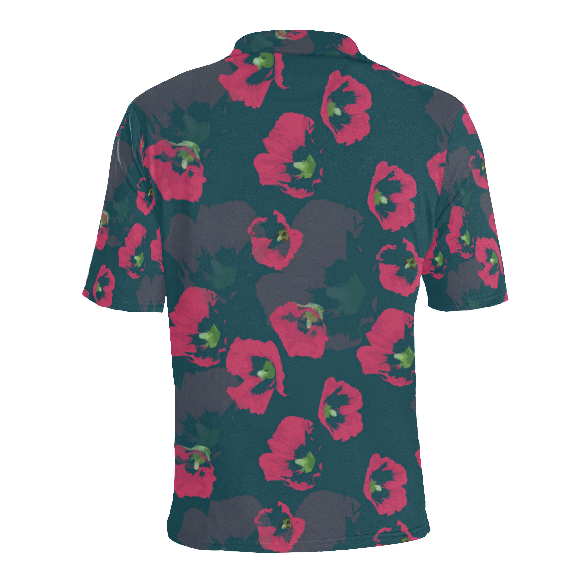 Morning Glory Pattern Print Design 01 Men Polo Shirt
