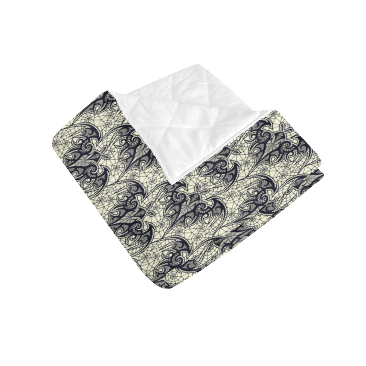 Bat Tribal Pattern Print Design 06 Premium Quilt