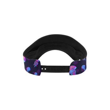 Jellyfish Neon Print Unisex Sun Visor