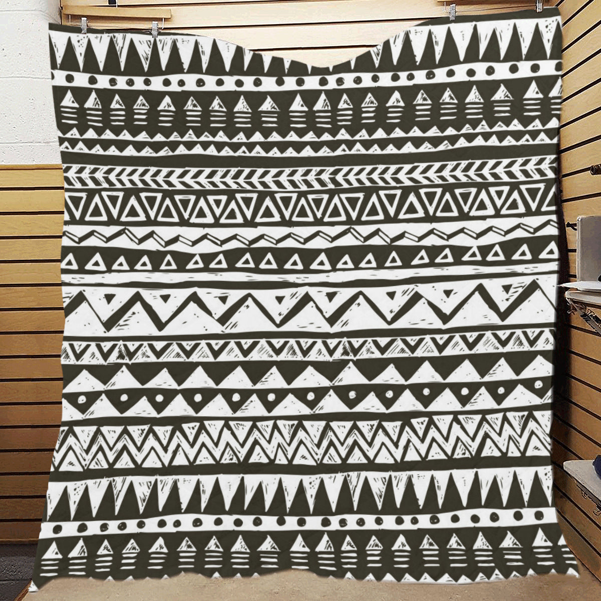 Hand draw Tribal Aztec Premium Quilt