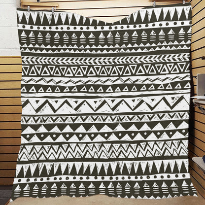Hand draw Tribal Aztec Premium Quilt