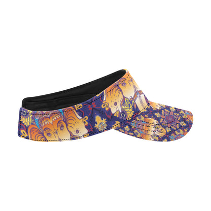 Ganesha Pattern Print Design 01 Unisex Sun Visor