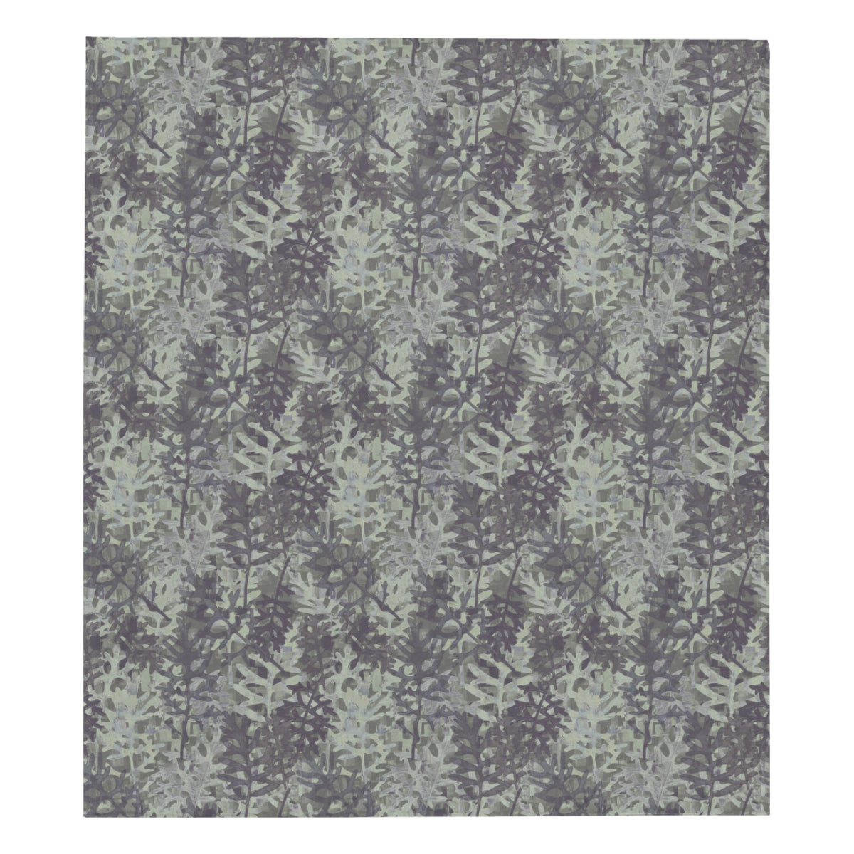 Camouflage Fern Pattern Print Design 05 Premium Quilt